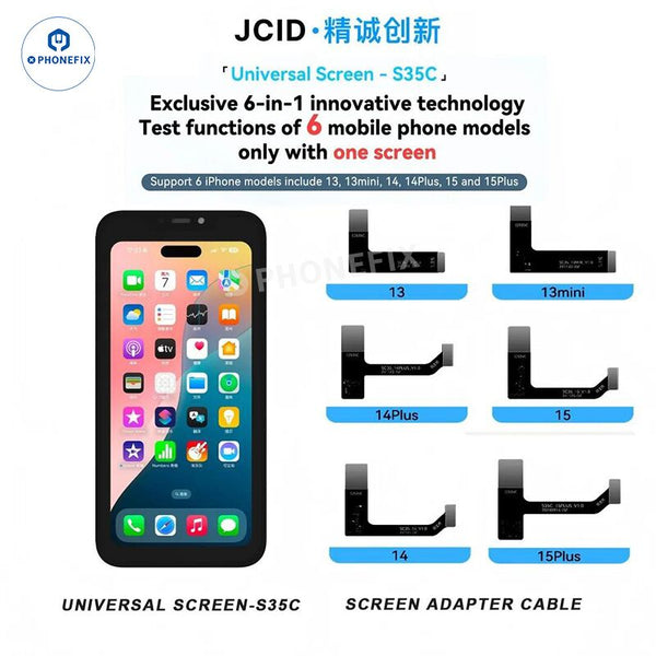 JCID S35C Screen Display Fast Detection For iPhone 13-15 Pro Max