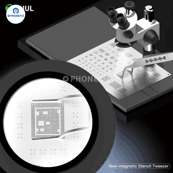 TW21 TW22 Non-magnetic Stainless Tweezers CPU SMD Pick Up Tool