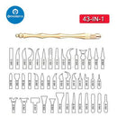 43 IN 1 Phone PCB BGA chip burin Graver scraper cutter iphone CPU Tool