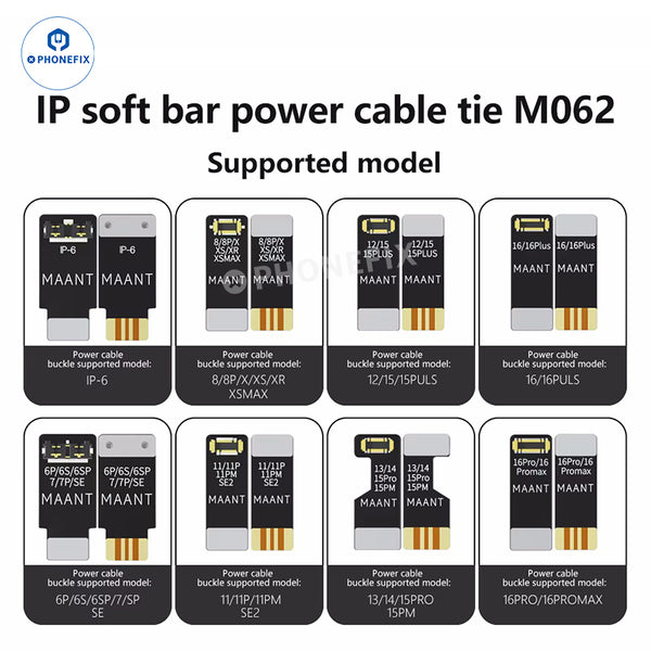 WL battery buckle PCB Power Boot Connector For iPhone 7-14 Pro Max