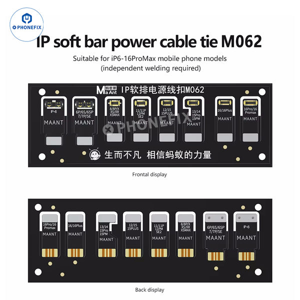 WL battery buckle PCB Power Boot Connector For iPhone 7-14 Pro Max