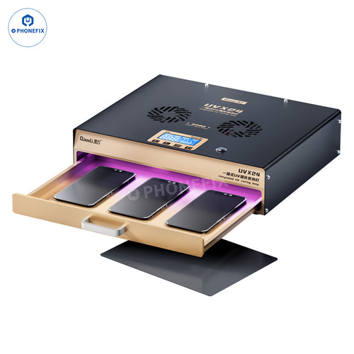 QIANLI UVX24 Integrated UV Curing Lamp Box For Phone Tablet Screens Repair