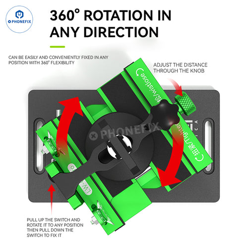 RL-601S Rotating Fixture For Mobile Phone Back Cover Housing Glass Removal