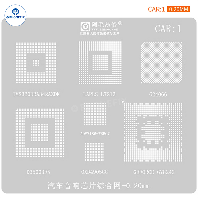 Amaoe Car Audio Computer Board Tin Planting Net CAR1 CAR2 CAR3