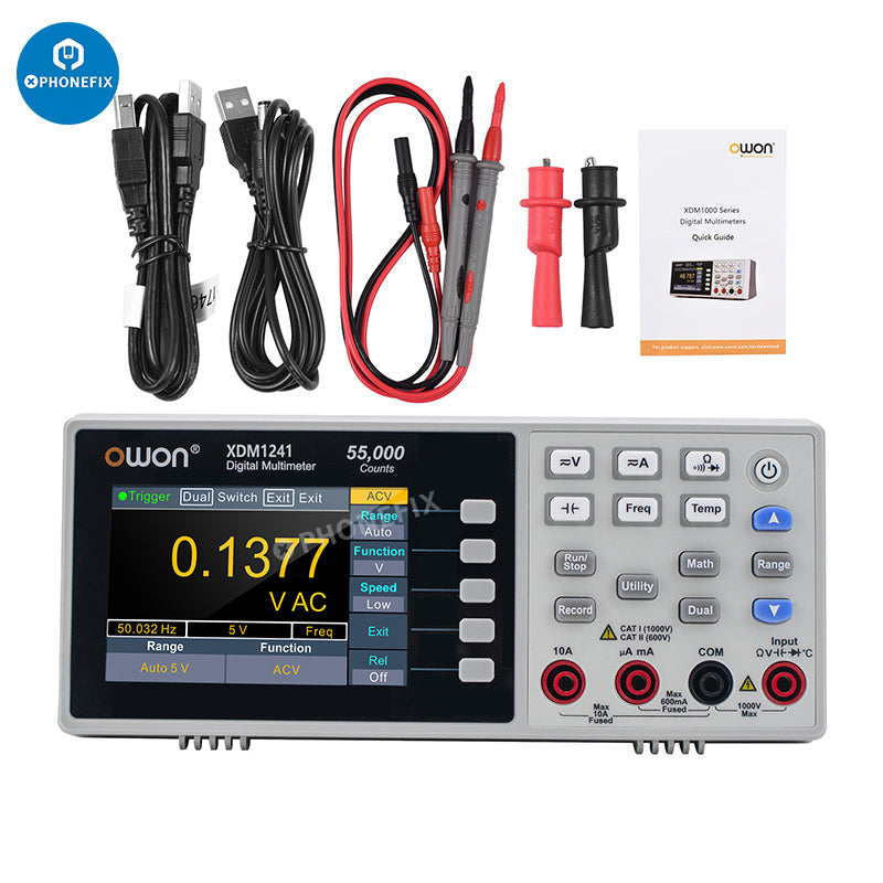 XDM1041 1241 OWON Digital Multimeter AC DC Voltage Current Tester