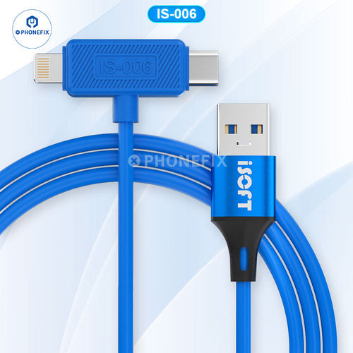 ISOFT IS-006 Lightning USB-C Data Recovery Cable For iPhone iPad