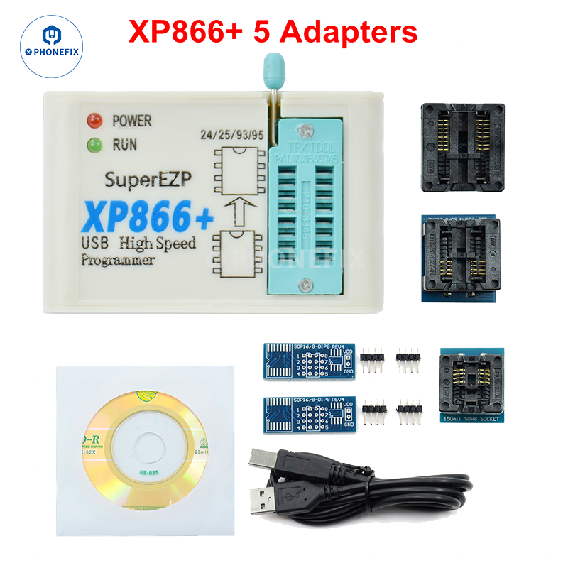 XP866 SPI FLASH Programmer 24 93 25 95 Series Chip Burne Programming