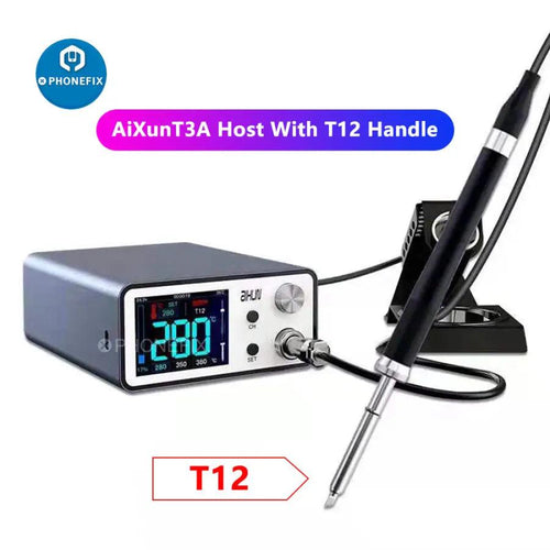 Aixun T3A Soldering Station With T12-T245-936 Handle Iron Tips