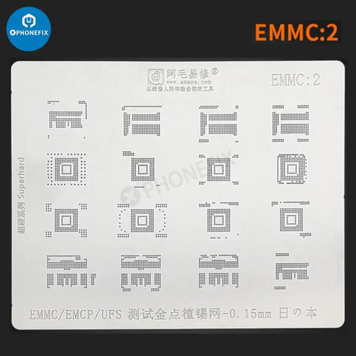 Amaoe Steel Net Huawei Xiaomi BGA IC Reballing Stencil