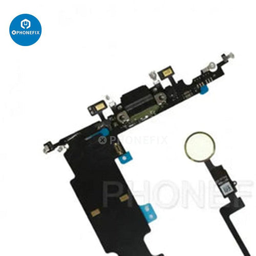 iPhone 7 7P 8 8P home button fingerprint USB Charging Dock flex cable