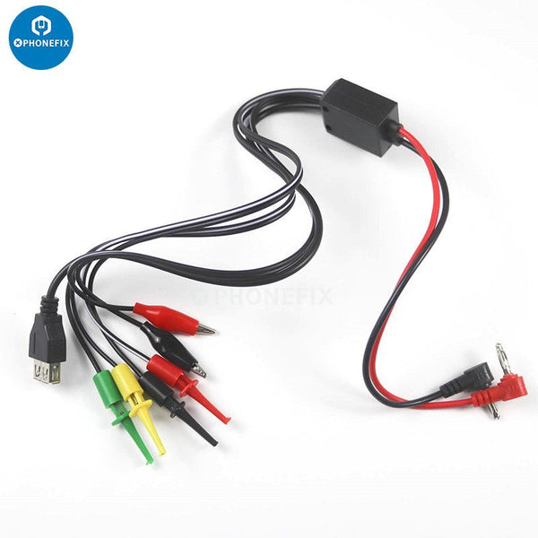 Mobile Phone DC Power Supply Cable Multimeter pen Alligator Clips