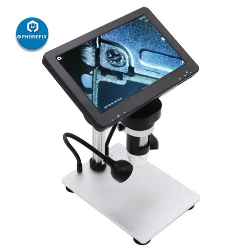 HD 1200X Digital Microscope with 7 inch screen industrial magnifier