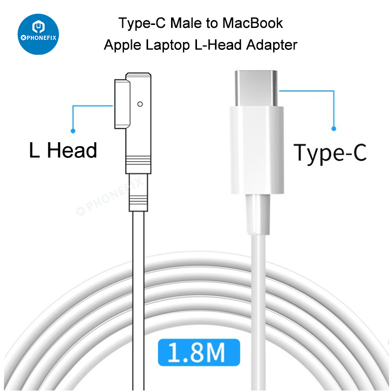 MagSafe DC Power Cable L-Style Connector for Apple MacBook