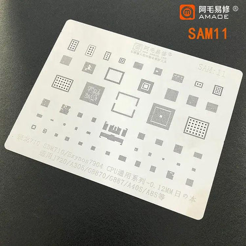 AMAO Samsung S9 S8 S7 S6 All Series BGA Reballing Stencil Template