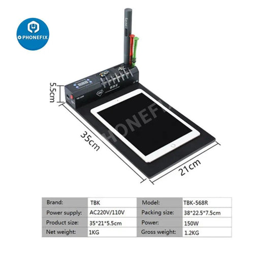 TBK-568 LCD Separating Machine For Phone Tablet 11 Inch Screen Repair