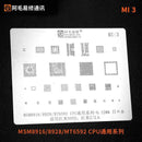 AMAO Xiaomi Mobile phone All Series BGA Reballing Stencil Template