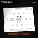 AMAO Xiaomi Mobile phone All Series BGA Reballing Stencil Template