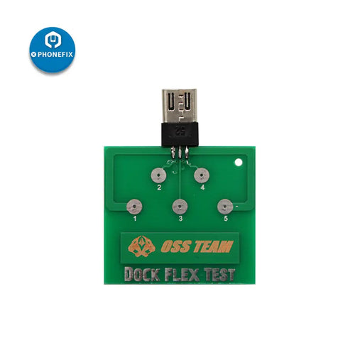 Micro USB Ladebuchse Test Modul Platine Charging Dock Flex Check