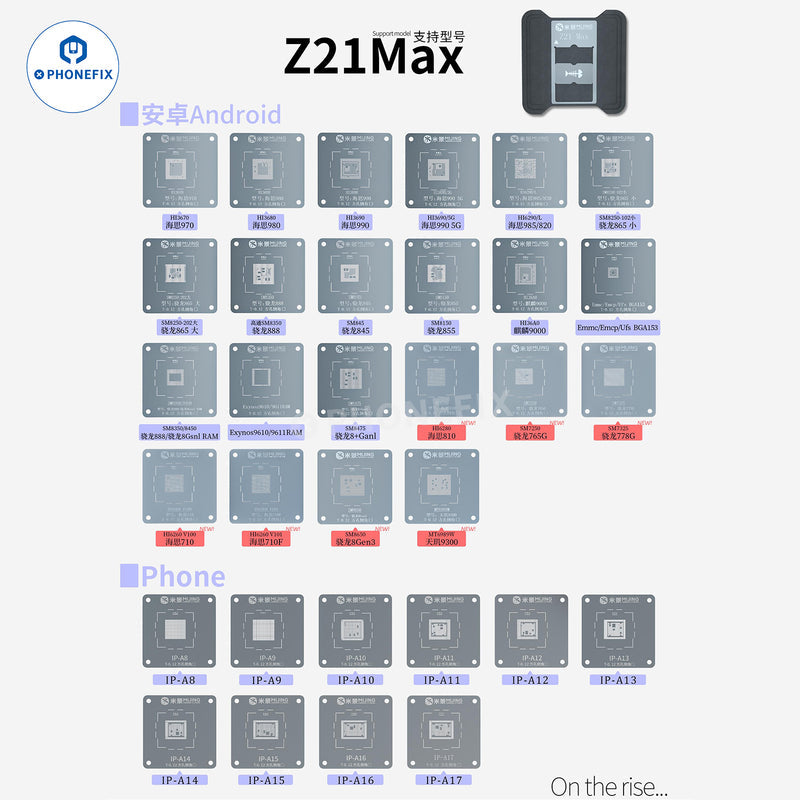 MJ Z21 Max Chip Tin Planting Platform For iPhone Android