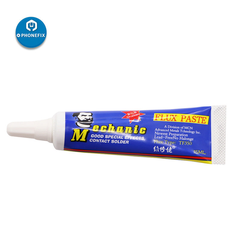 15ML Mechanic TF350 BGA Flux Paste Solder Lead-Free hose Needle