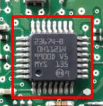 23674-B Auto ECU board drive chip Automotive Computer IC