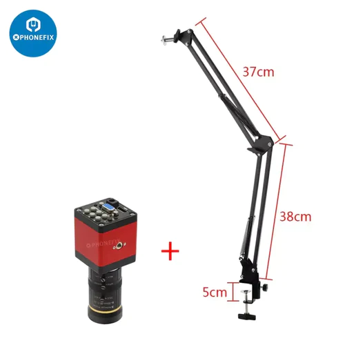 HDMI VGA Video Microscope Live Streaming Camera With Fixed Focus Lens