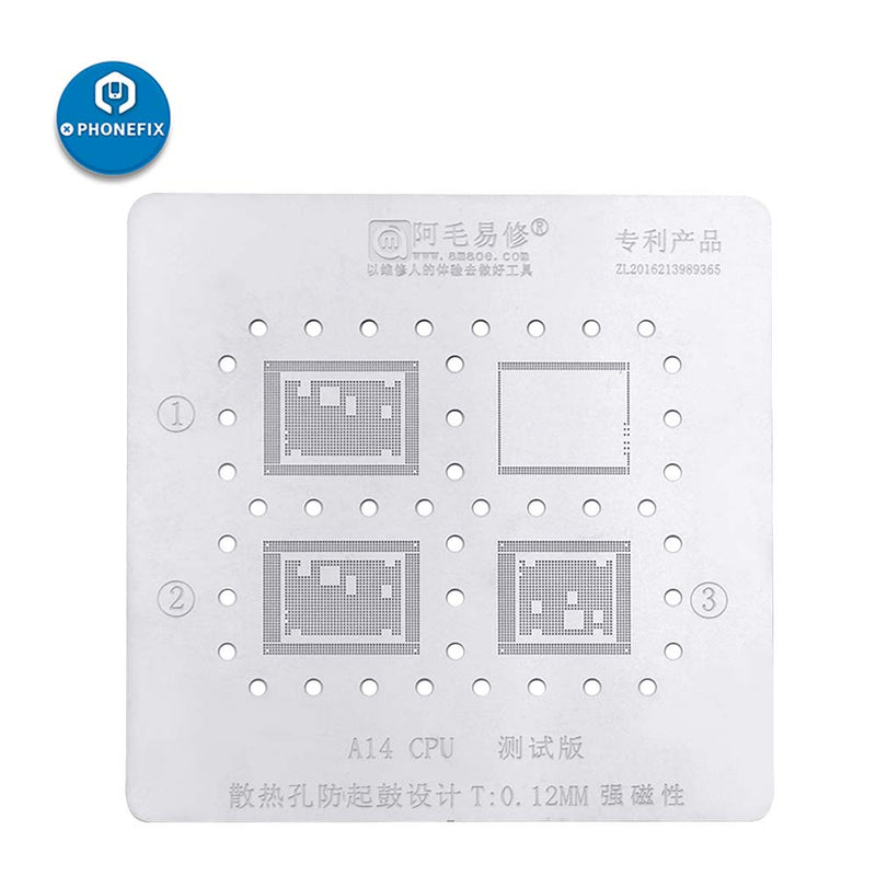 AMAOE BGA Reballing Stencil For Iphone 12 pro iPad A14 CPU