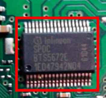 Infineon BTS5672E Auto Computer chip Car ECU board IC