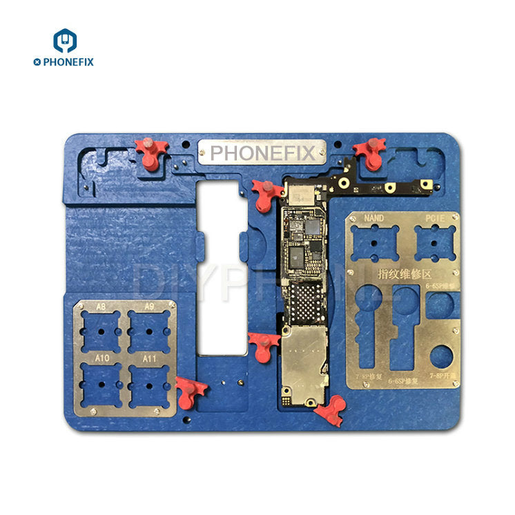 Multi-function 8 IN 1 IPhone 6 6S 7 8 PCB Holder Motherboard Test Fixture