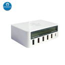 Multiport Quick USB Charger Station LCD Display Wireless Charging Hub