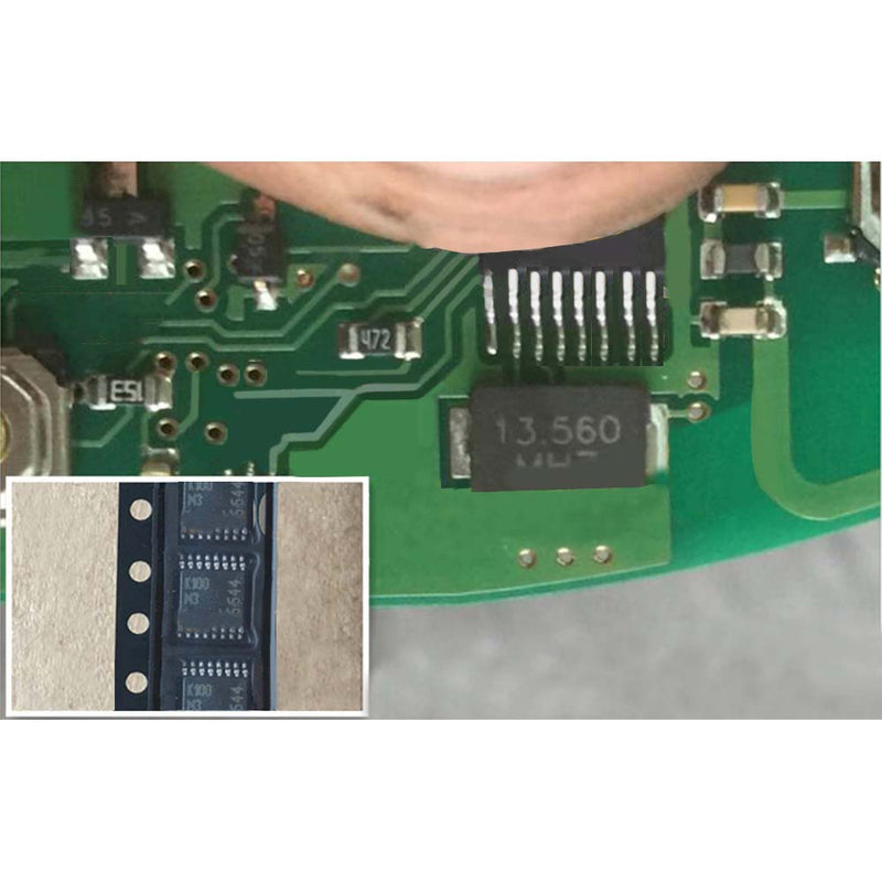 K100 13.560 crystal ic change frequency 315MHz to 433Mhz