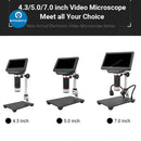 7.0 inch 1080P 208X LCD USB Video Microscope Digital Camera