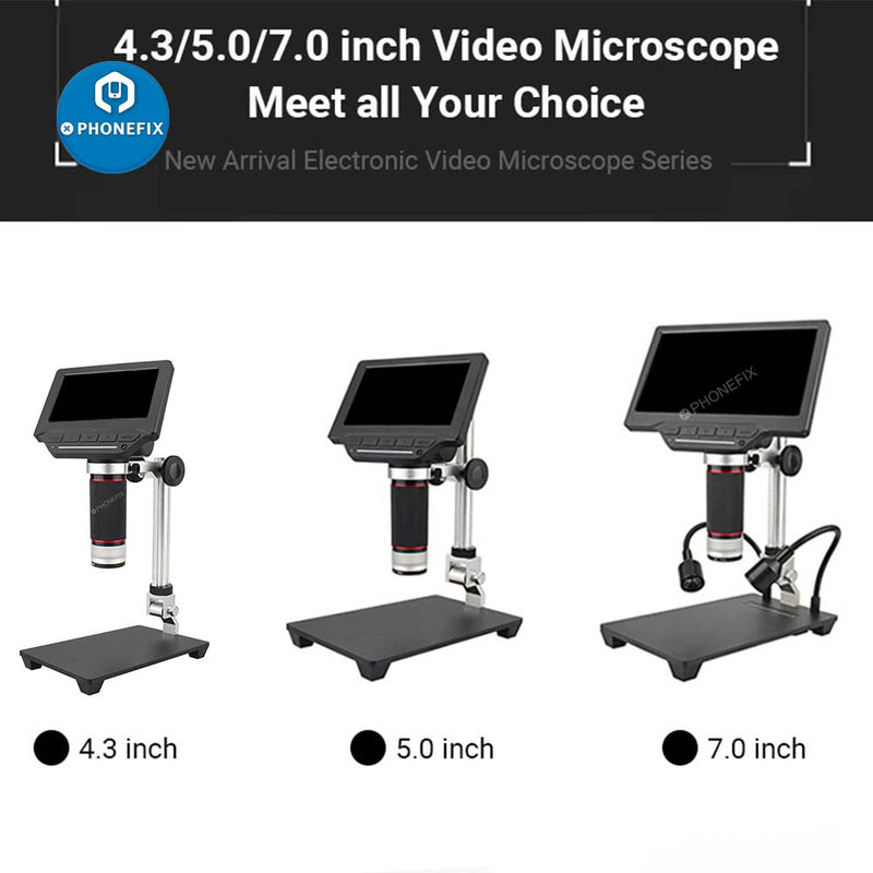 7.0 inch 1080P 208X LCD USB Video Microscope Digital Camera