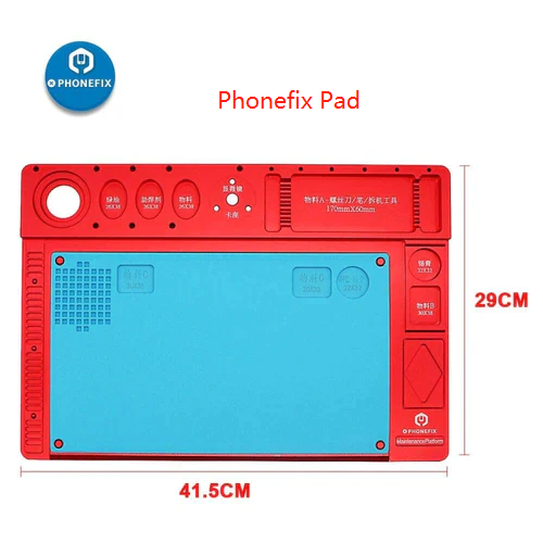 microscope fixed base aluminum alloy mat PCB soldering pad