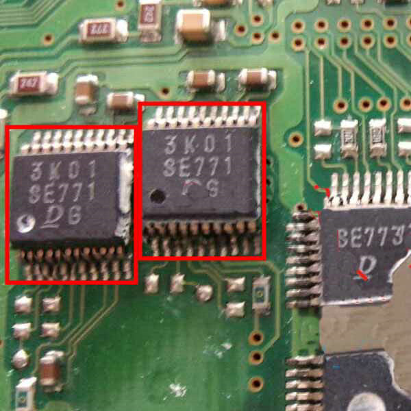 SK01 SE771 Car Computer Board Vulnerable IC Auto ECU Board Chip