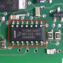 TYZ94100EF MDIC02-2BG Car ECU immobiliser Car ECU Board IC