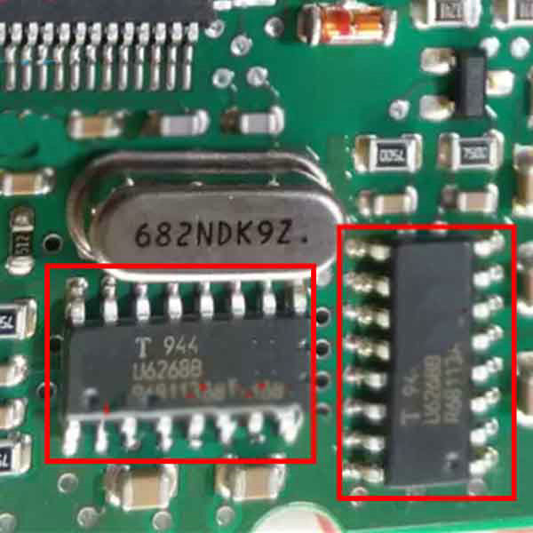 U6268B Car Computer Board ECU Board Renewable Repair Chip