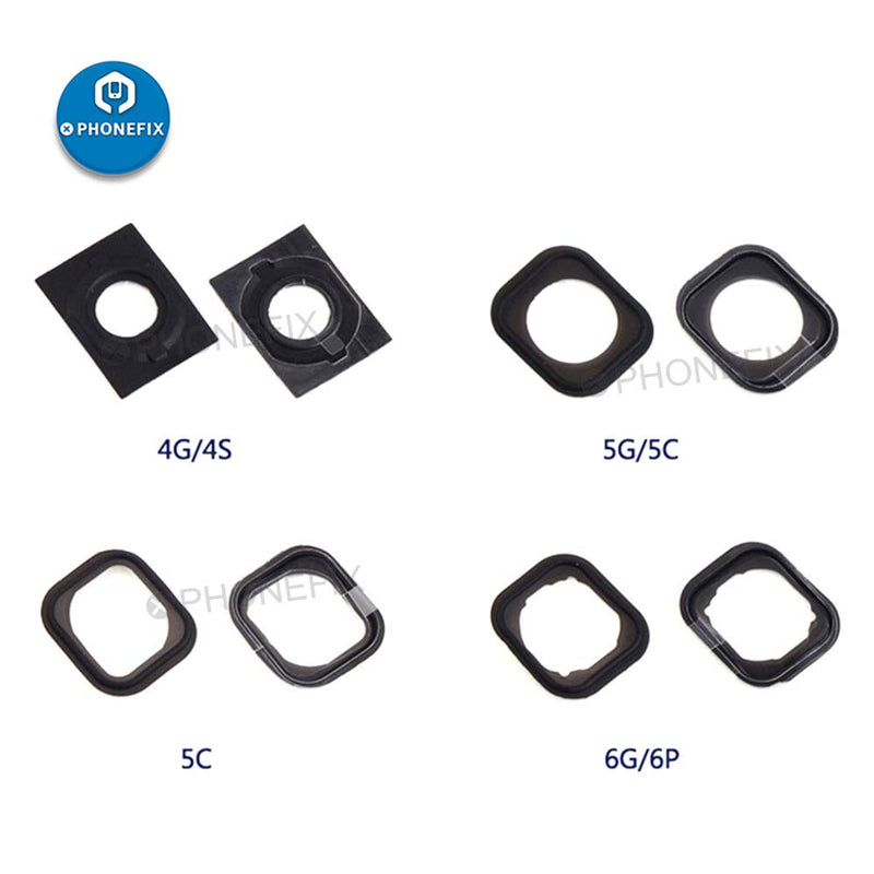 Home Button Rubber Gasket Adhesive Spacer for iPhone 6 7P